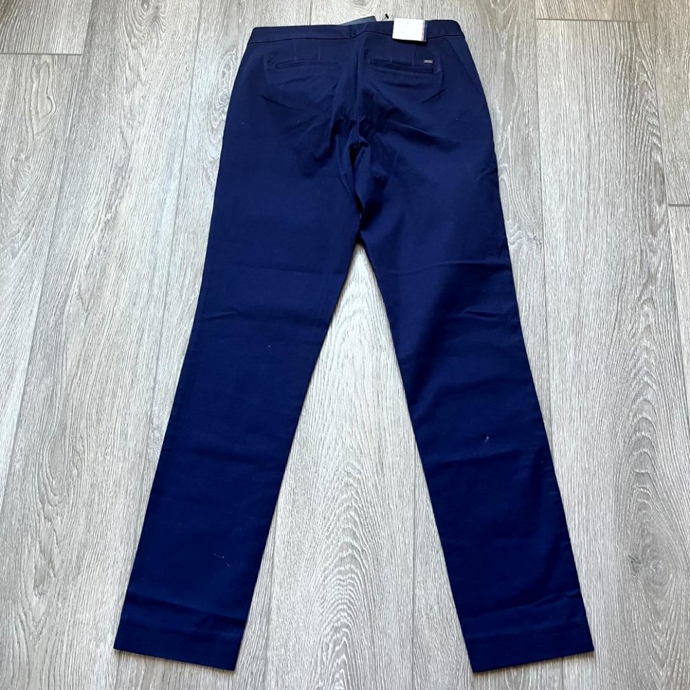 NWT Tommy Hilfiger Madison Strectch Slim Ankle‎ Navy Pants size 00 - Picture 8 of 8